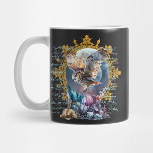 Crystal Mountain Owl Mug